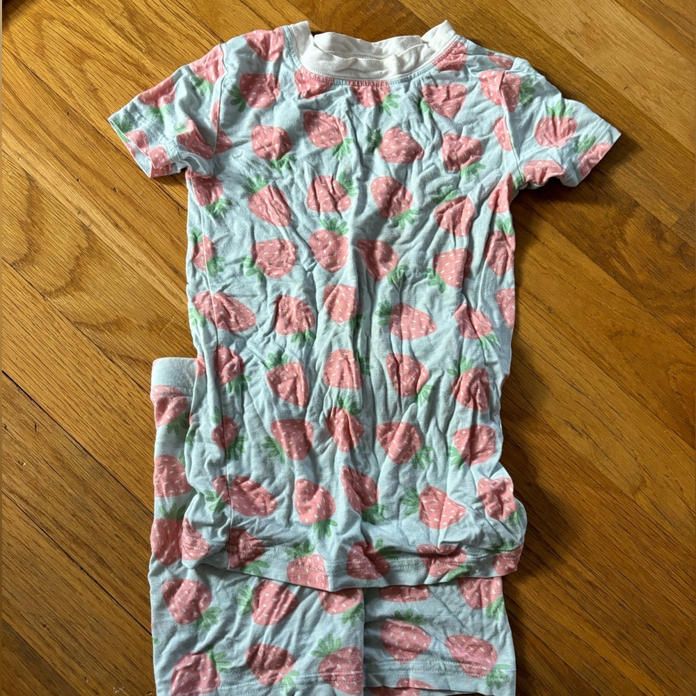 Stitch Fish 3T short sleeve bamboo pjs